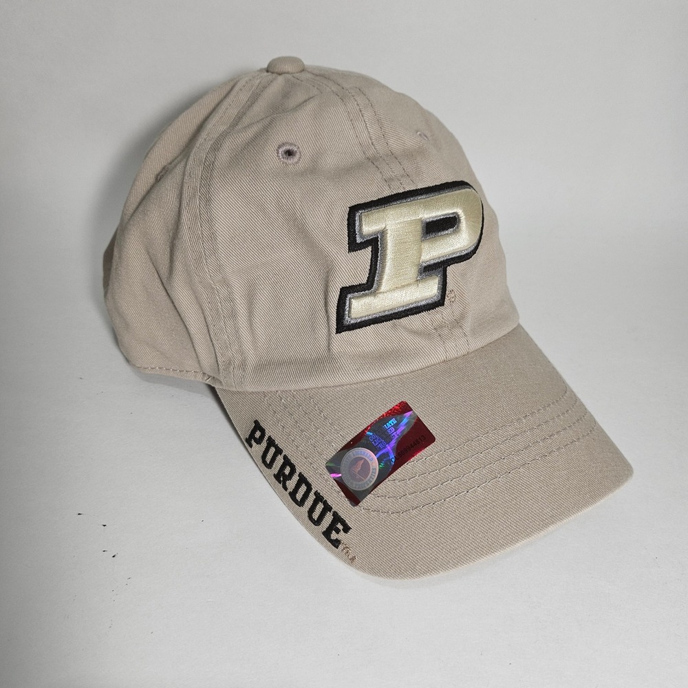 Purdue Boilermakers Captivating Headwear Khaki Tan Adjustable Baseball Hat Cap